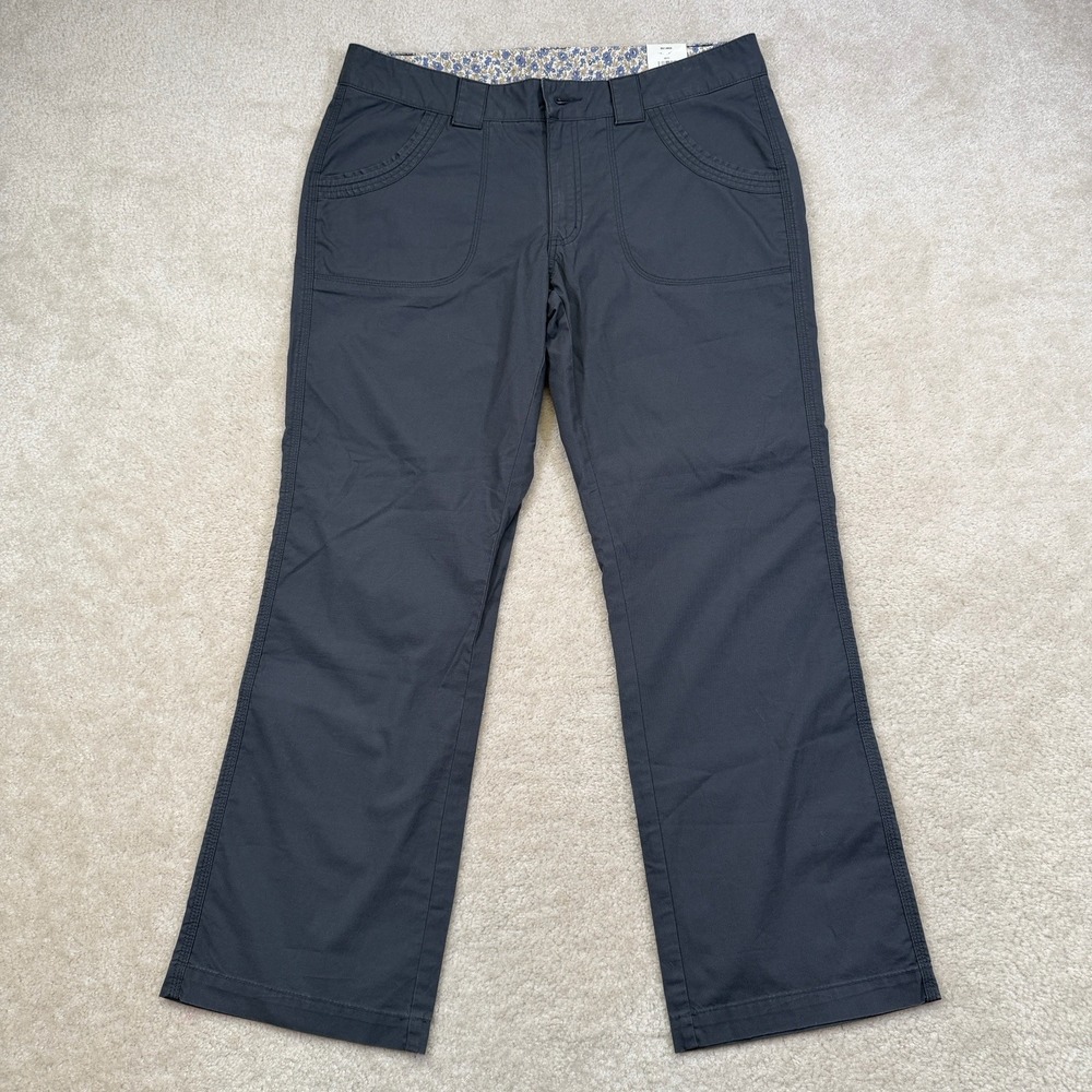 NWT Carhartt Trail Pants Womens 14x29 Gray Relaxed Fit Straight Leg Mid Rise